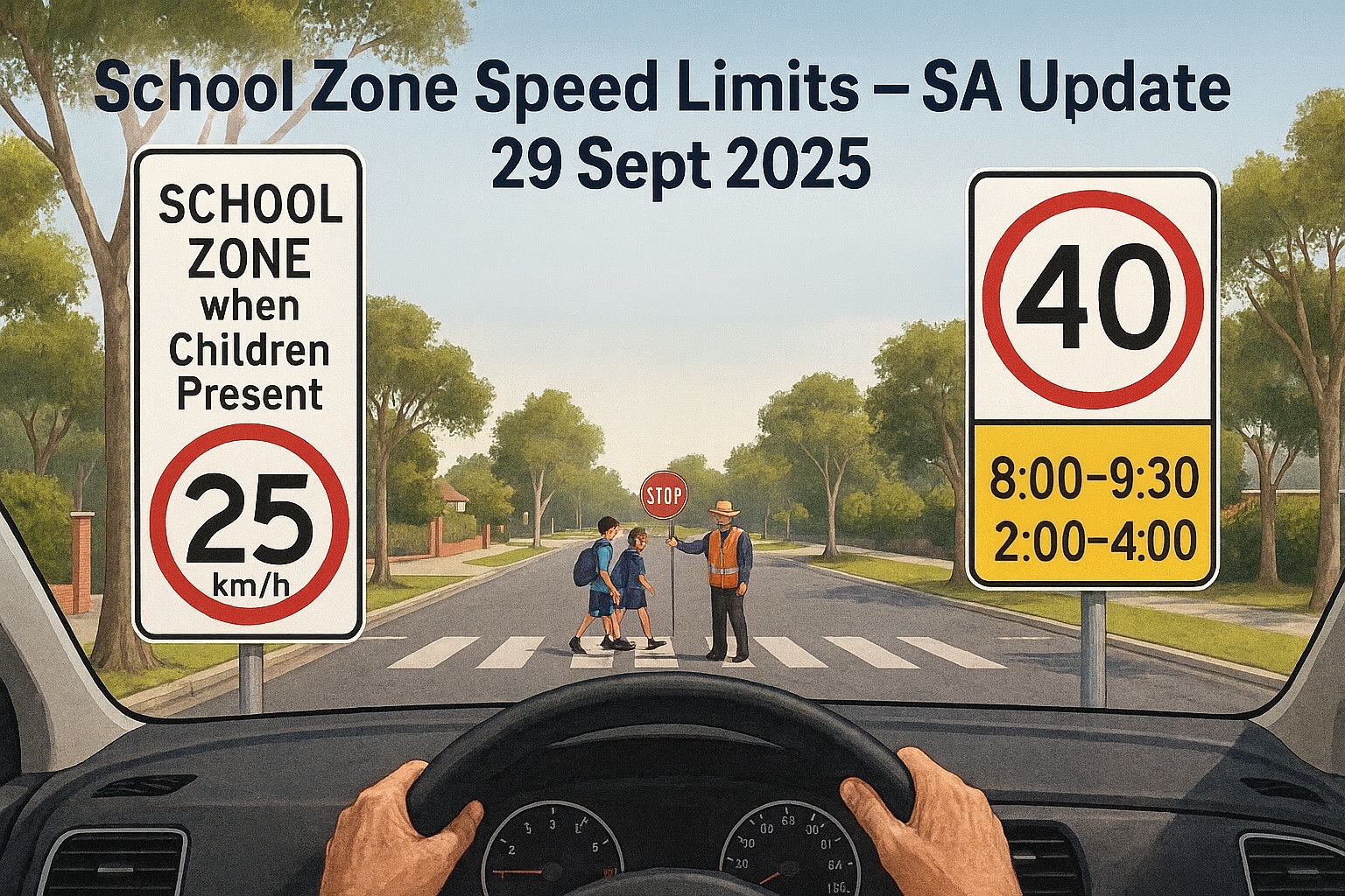 South Australian School Zone Speed Limits